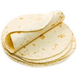 Tortilla de Trigo Natural 25 cm 18 ud.